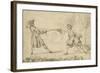 Album factice : Le duel-Augustin Saint-Aubin-Framed Giclee Print