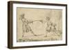 Album factice : Le duel-Augustin Saint-Aubin-Framed Giclee Print