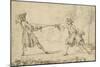 Album factice : Le duel-Augustin Saint-Aubin-Mounted Giclee Print
