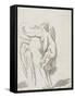 Album : Jupiter et Ganymède d'après Raphaël et son atelier ; Léda et le cyg-Jacques-Louis David-Framed Stretched Canvas