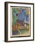 Album Noa Noa : Fare sous les cocotiers-Paul Gauguin-Framed Giclee Print