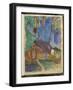 Album Noa Noa : Fare sous les cocotiers-Paul Gauguin-Framed Giclee Print