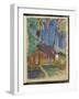 Album Noa Noa : Fare sous les cocotiers-Paul Gauguin-Framed Giclee Print