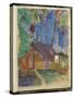 Album Noa Noa : Fare sous les cocotiers-Paul Gauguin-Stretched Canvas