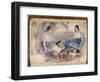 Album Noa Noa: Tahitian Women Seated in a Landscape-Paul Gauguin-Framed Giclee Print