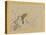 Album of Copies of Chinese Paintings, Album Leaf-Kano Tsunenobu-Stretched Canvas