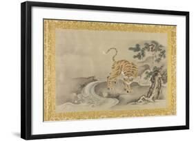 Album of Copies of Chinese Paintings, Album Leaf-Kano Tsunenobu-Framed Giclee Print