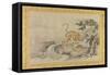 Album of Copies of Chinese Paintings, Album Leaf-Kano Tsunenobu-Framed Stretched Canvas