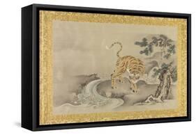 Album of Copies of Chinese Paintings, Album Leaf-Kano Tsunenobu-Framed Stretched Canvas