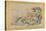 Album of Copies of Chinese Paintings, Album Leaf-Kano Tsunenobu-Stretched Canvas