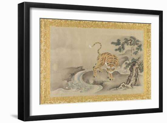 Album of Copies of Chinese Paintings, Album Leaf-Kano Tsunenobu-Framed Giclee Print