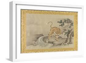 Album of Copies of Chinese Paintings, Album Leaf-Kano Tsunenobu-Framed Giclee Print