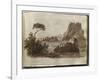 Album of Drawings Charlotte Napoleon Lake and Rocks-null-Framed Giclee Print