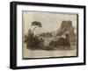 Album of Drawings Charlotte Napoleon Lake and Rocks-null-Framed Giclee Print