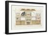 Album of Drawings of the Castle of Fontainebleau Said-null-Framed Giclee Print