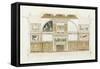 Album of Drawings of the Castle of Fontainebleau Said-null-Framed Stretched Canvas