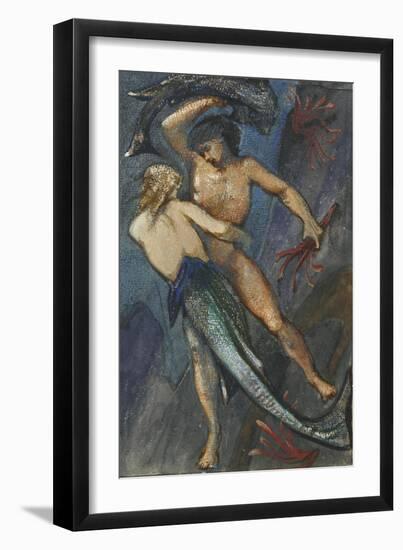 Album of Forty-Eight Drawings-Edward Burne-Jones-Framed Giclee Print