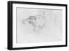 Album of the Siege of Paris, Elephant (Pen and Brown Ink Wash and Pencil on Paper)-Gustave Doré-Framed Giclee Print