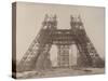 Album on the Work of Construction of the Eiffel Tower-Louis-Emile Durandelle-Stretched Canvas