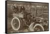 Album photographique : Panhard et Levassor vers 1901 (deux passagères)-null-Framed Stretched Canvas