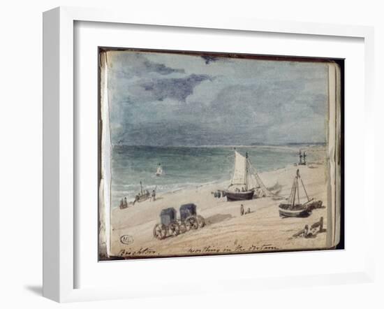 Album: Plage de Brighton-John Constable-Framed Giclee Print