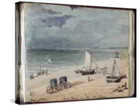 Album: Plage de Brighton-John Constable-Stretched Canvas