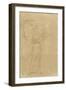 Album : Trois personnages dont un assis ; femme ; Demeter dans la maison de Kelos (?)-Jacques-Louis David-Framed Giclee Print