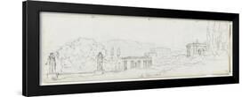 Album : Vue de la villa Albani-Pierre Henri de Valenciennes-Framed Premium Giclee Print