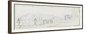 Album : Vue de la villa Albani-Pierre Henri de Valenciennes-Framed Premium Giclee Print