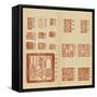 Albumde sceaux de l'empereur Qianlong (Baosou)-null-Framed Stretched Canvas