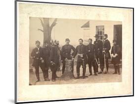 Albumen Print of General Mcclellan at Headquarters, Gen. Morrell's Brigade, 1862-Mathew Brady-Mounted Photographic Print