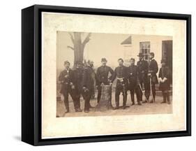 Albumen Print of General Mcclellan at Headquarters, Gen. Morrell's Brigade, 1862-Mathew Brady-Framed Stretched Canvas