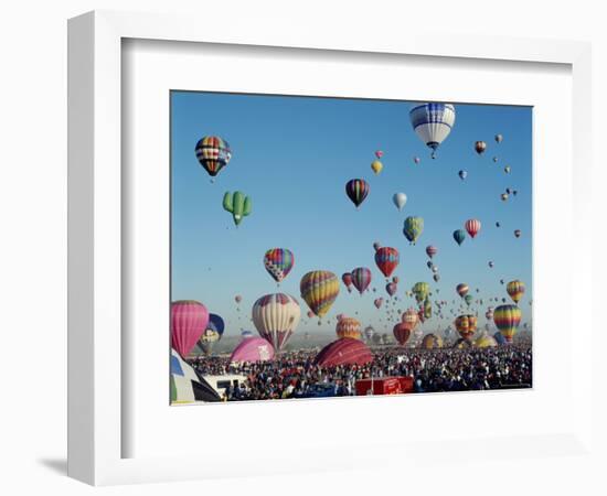 Albuquerque Balloon Fiesta, Albuquerque, New Mexico, USA-Steve Vidler-Framed Photographic Print