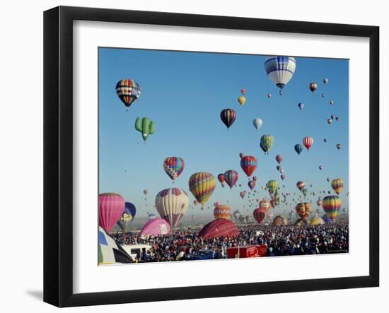 Albuquerque Balloon Fiesta, Albuquerque, New Mexico, USA-Steve Vidler-Framed Photographic Print