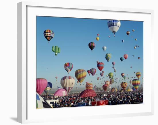 Albuquerque Balloon Fiesta, Albuquerque, New Mexico, USA-Steve Vidler-Framed Photographic Print