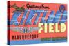 Albuquerque, New Mexico - Kirtland Field, Large Letter Scenes-Lantern Press-Stretched Canvas