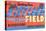 Albuquerque, New Mexico - Kirtland Field, Large Letter Scenes-Lantern Press-Stretched Canvas