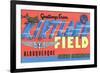 Albuquerque, New Mexico - Kirtland Field, Large Letter Scenes-Lantern Press-Framed Premium Giclee Print