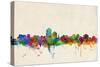 Albuquerque New Mexico Skyline-Michael Tompsett-Stretched Canvas