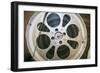 Albuquerque, New Mexico, USA. Central Ave, Route 66, Vintage Film Projector at the Kimo Theater-Julien McRoberts-Framed Photographic Print