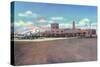 Albuquerque, New Mexico - View of Municipal Airport Admin Building-Lantern Press-Stretched Canvas