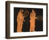 Alcaeus Greek Poet with Sappho-Panofka Manners-Framed Photographic Print