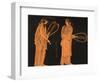 Alcaeus Greek Poet with Sappho-Panofka Manners-Framed Photographic Print