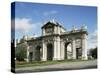 Alcala Gate, Madrid, Spain-Peter Scholey-Stretched Canvas