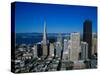 Alcatraz and Skyline, San Francisco, CA-Mark Gibson-Stretched Canvas