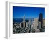 Alcatraz and Skyline, San Francisco, CA-Mark Gibson-Framed Photographic Print