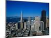 Alcatraz and Skyline, San Francisco, CA-Mark Gibson-Mounted Photographic Print