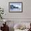 Alcatraz as viewed from a boat, San Francisco, California, United States of America, North America-Charlie Harding-Framed Photographic Print displayed on a wall