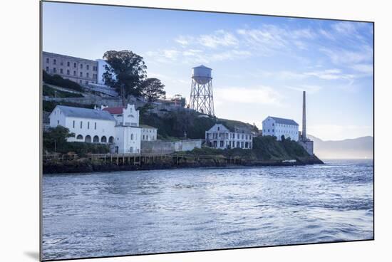Alcatraz as viewed from a boat, San Francisco, California, United States of America, North America-Charlie Harding-Mounted Photographic Print
