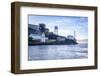 Alcatraz as viewed from a boat, San Francisco, California, United States of America, North America-Charlie Harding-Framed Photographic Print